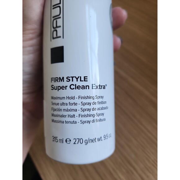 Paul Mitchell Firm Style Super Clean Extra Finishing Spray 315mL 9.5oz - Picture 3 of 5